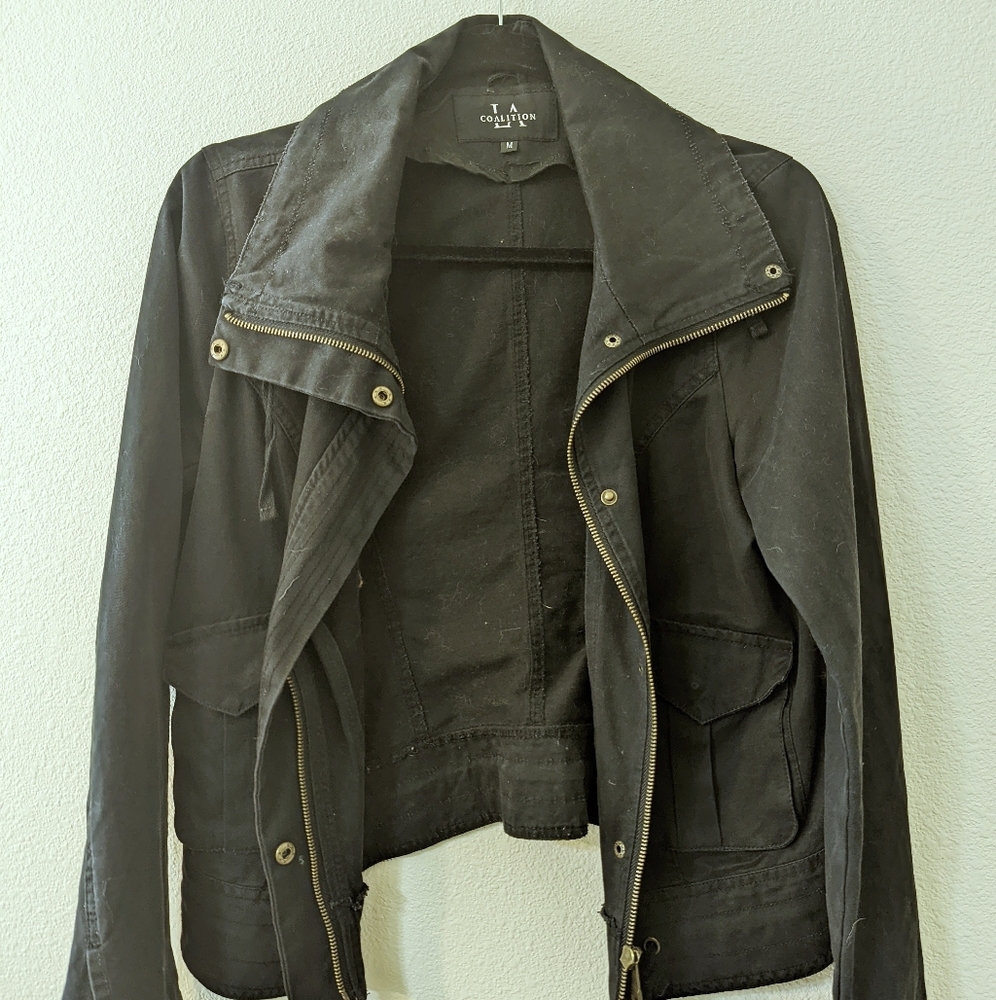 Dark blue utility jacket